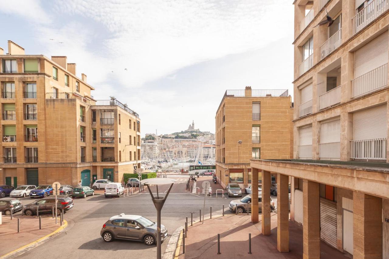 Appartement Le Saint Jean - Appt Avec Vue Sur Lentree Du Vieux Port à Marseille Extérieur photo