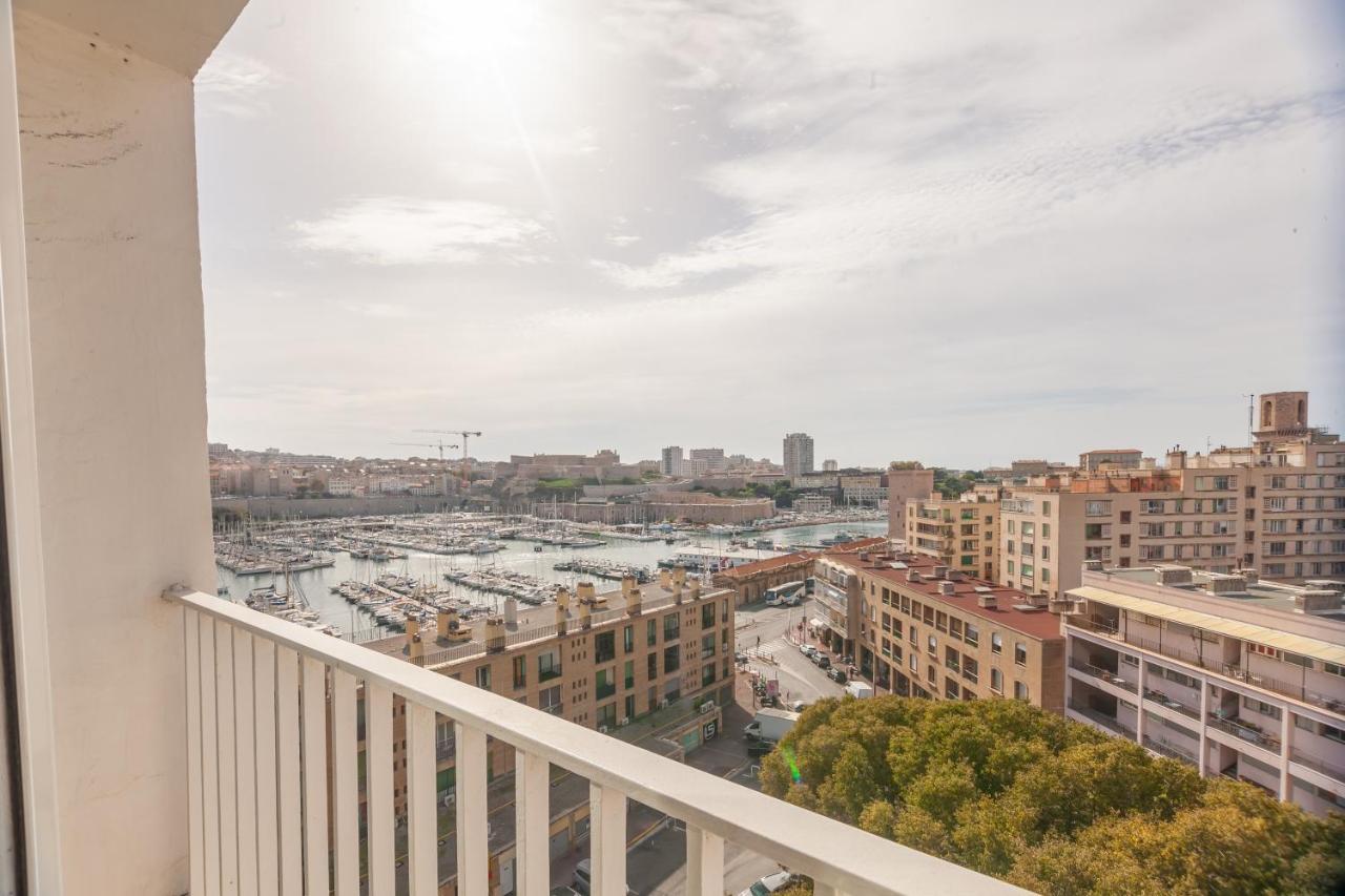 Appartement Le Saint Jean - Appt Avec Vue Sur Lentree Du Vieux Port à Marseille Extérieur photo