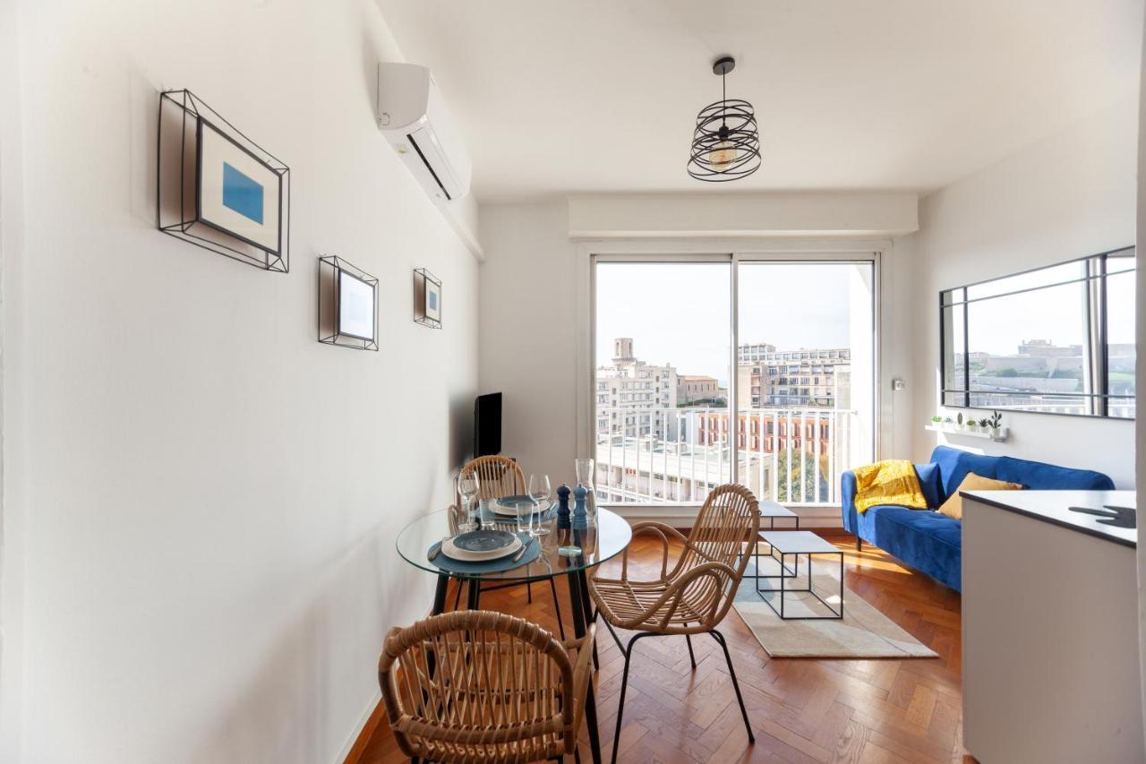 Appartement Le Saint Jean - Appt Avec Vue Sur Lentree Du Vieux Port à Marseille Extérieur photo